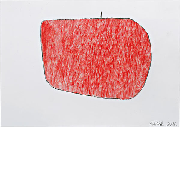 Helmut Hladisch, Apfel, 2016