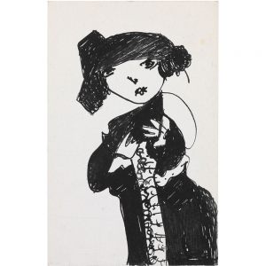 Madge Gill, Head, undatiert