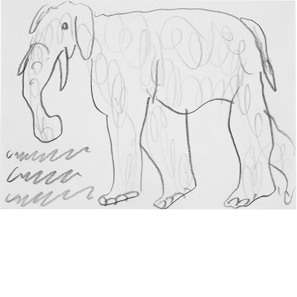 Franz Kamlander, Elefant, 1990