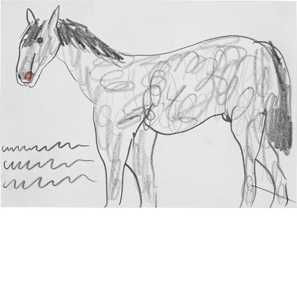 Franz Kamlander, Pferd, 1990