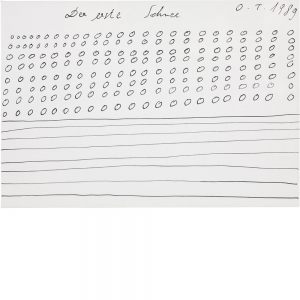 Oswald Tschirtner, Der erste Schnee, 1992